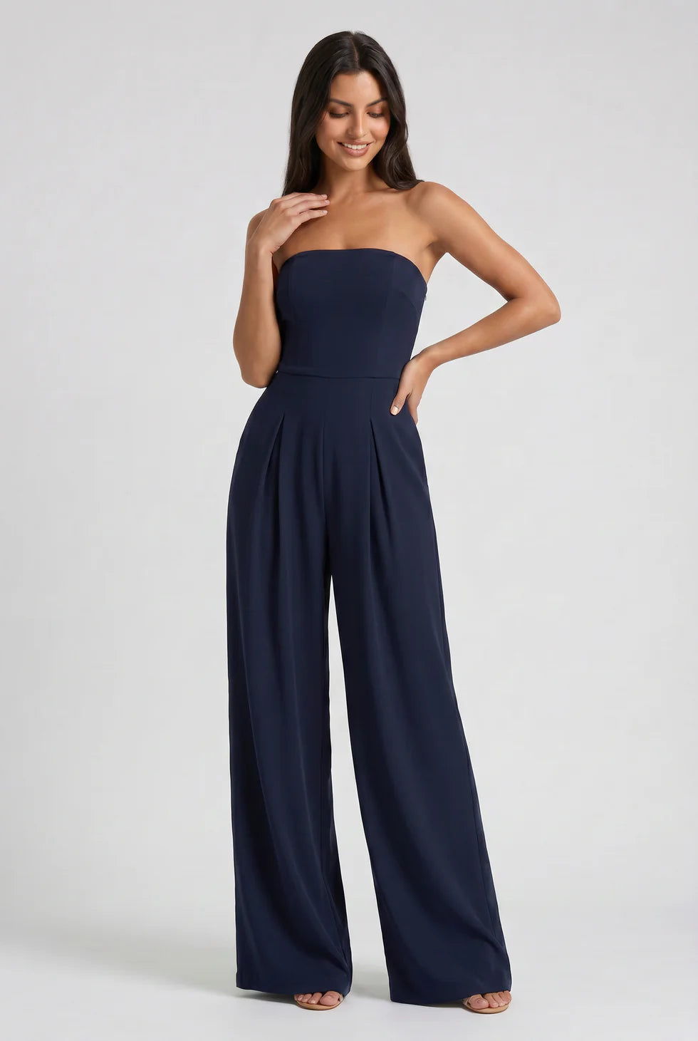 The Noelle Strapless Jumpsuit