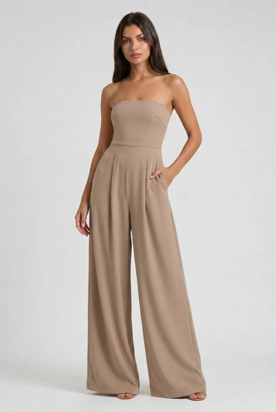 The Noelle Strapless Jumpsuit