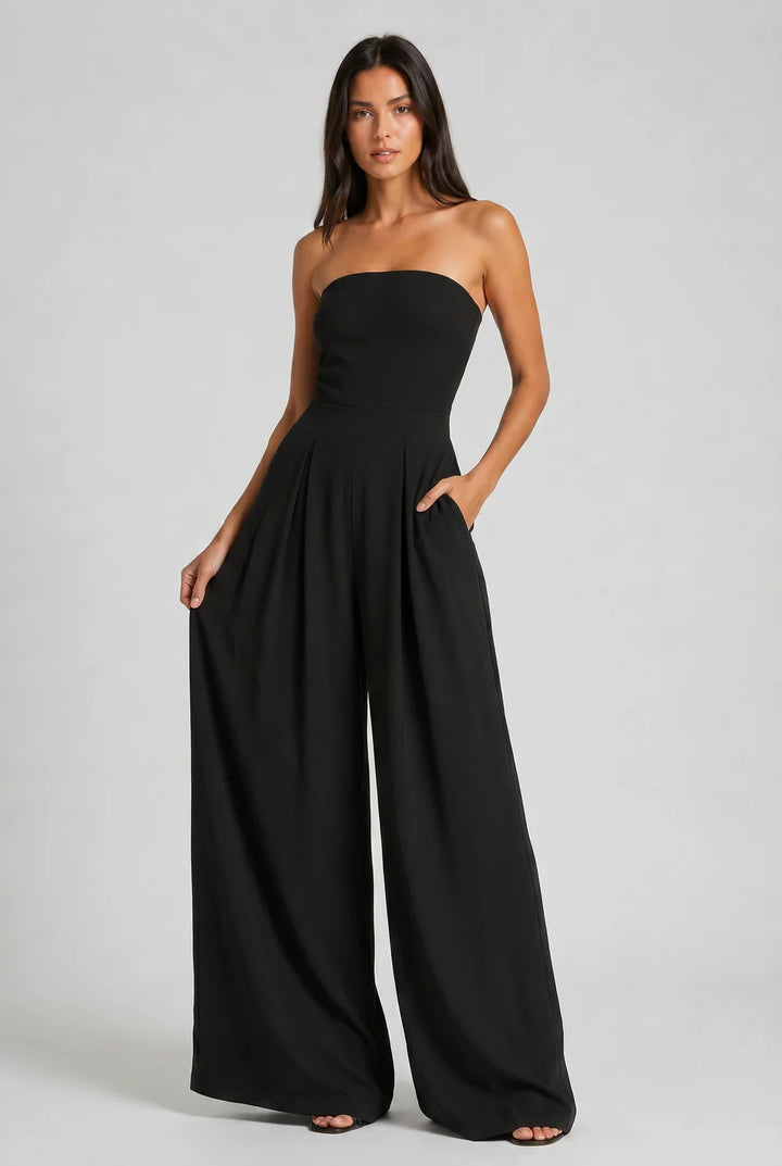 The Noelle Strapless Jumpsuit