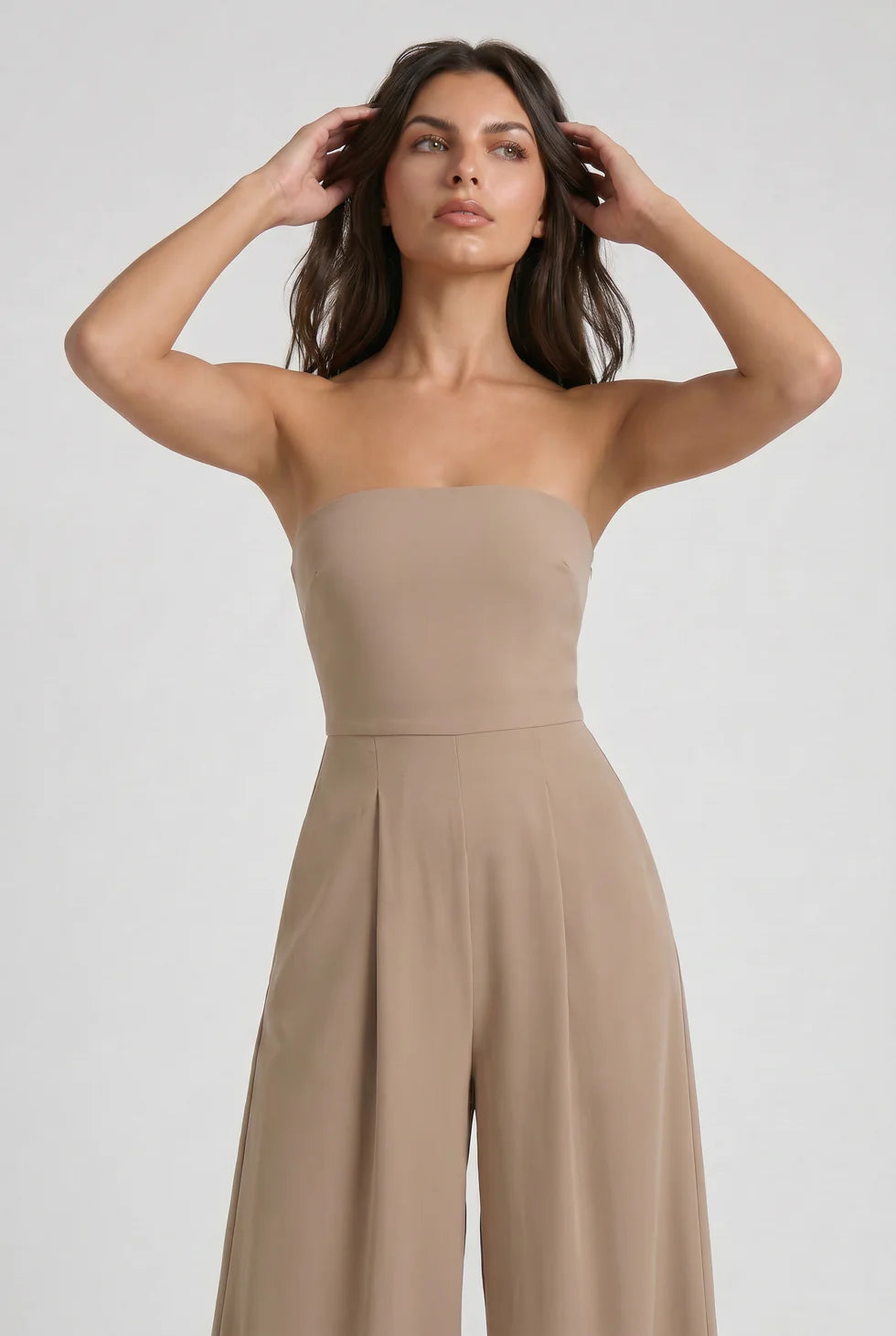 The Noelle Strapless Jumpsuit